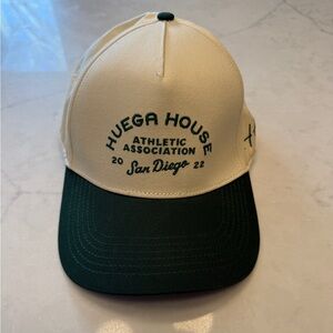 Huega House San Diego Adjustable Hat - Cream/Green